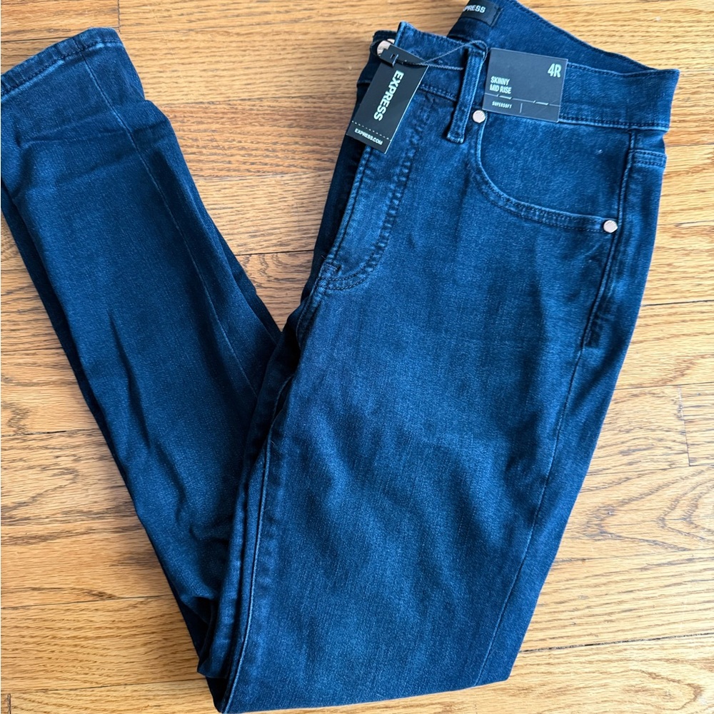 Express Indigo Denim Pants
